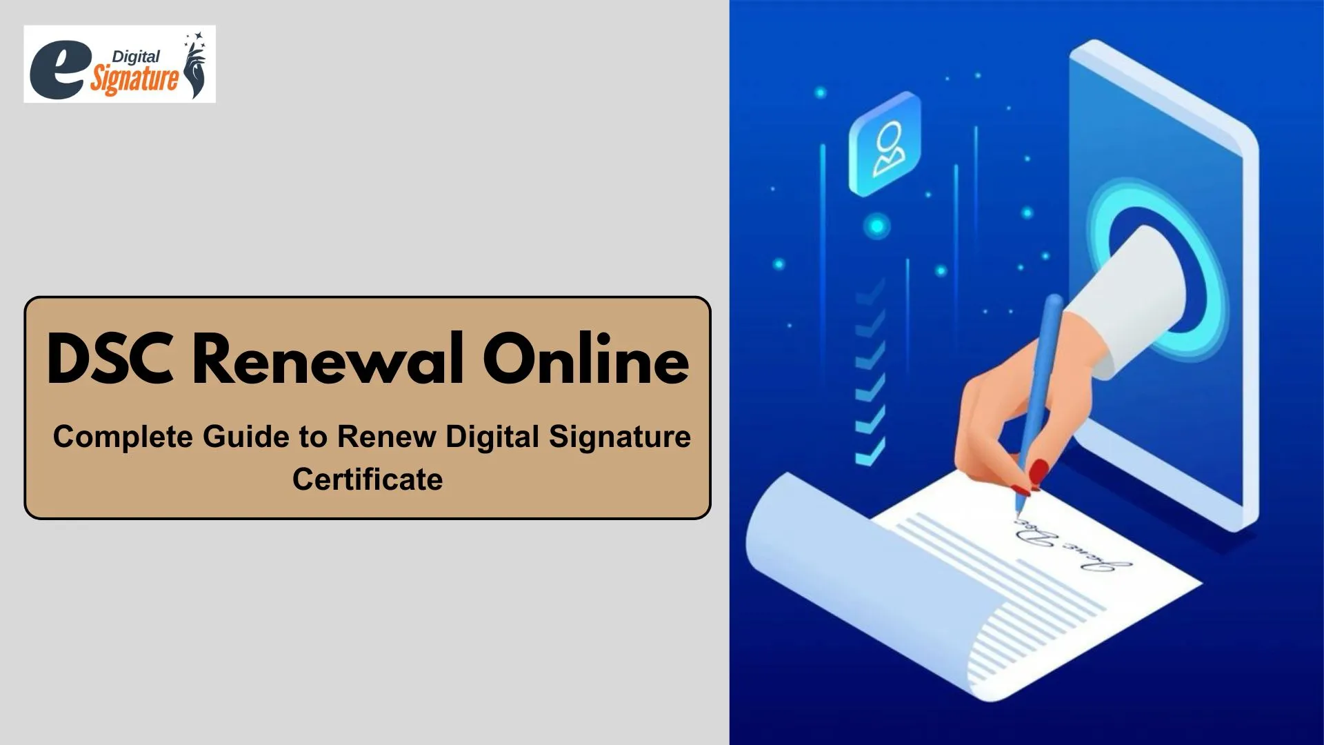 DSC Renewal Online Banner