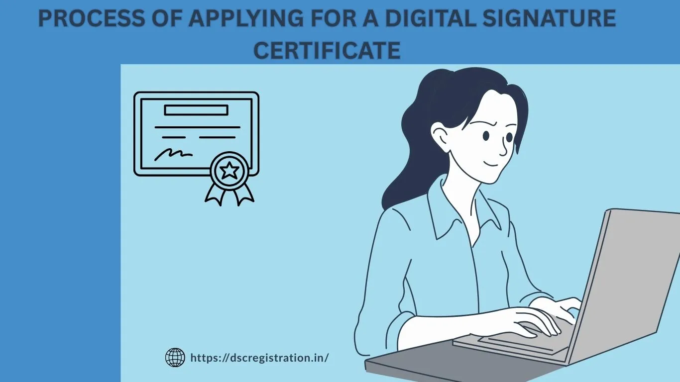 Procedure of applying for a Digital Signature Certificate